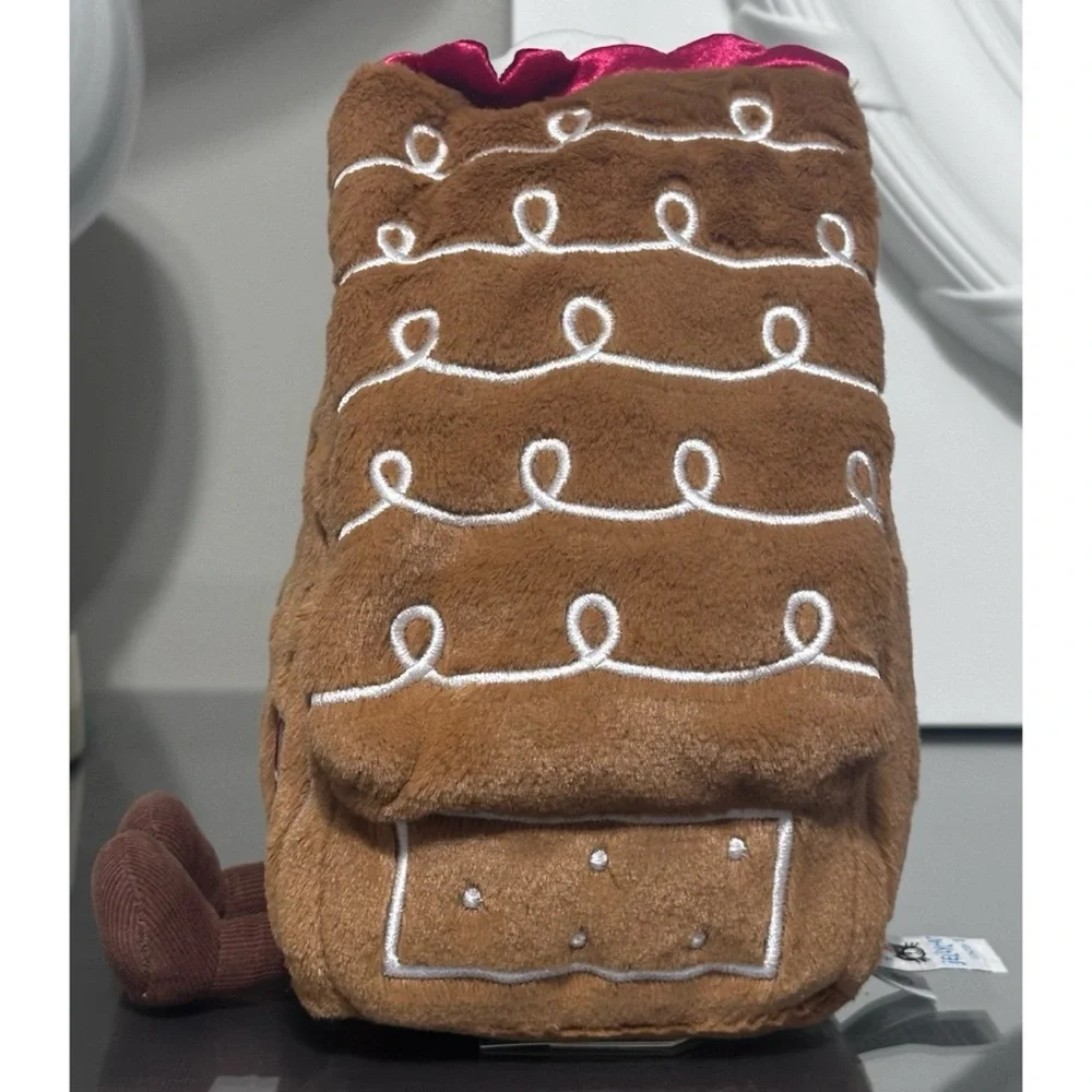 Jellycat Amuseables Holiday Gingerbread House Plushie   -Authentic & Brand‎ New